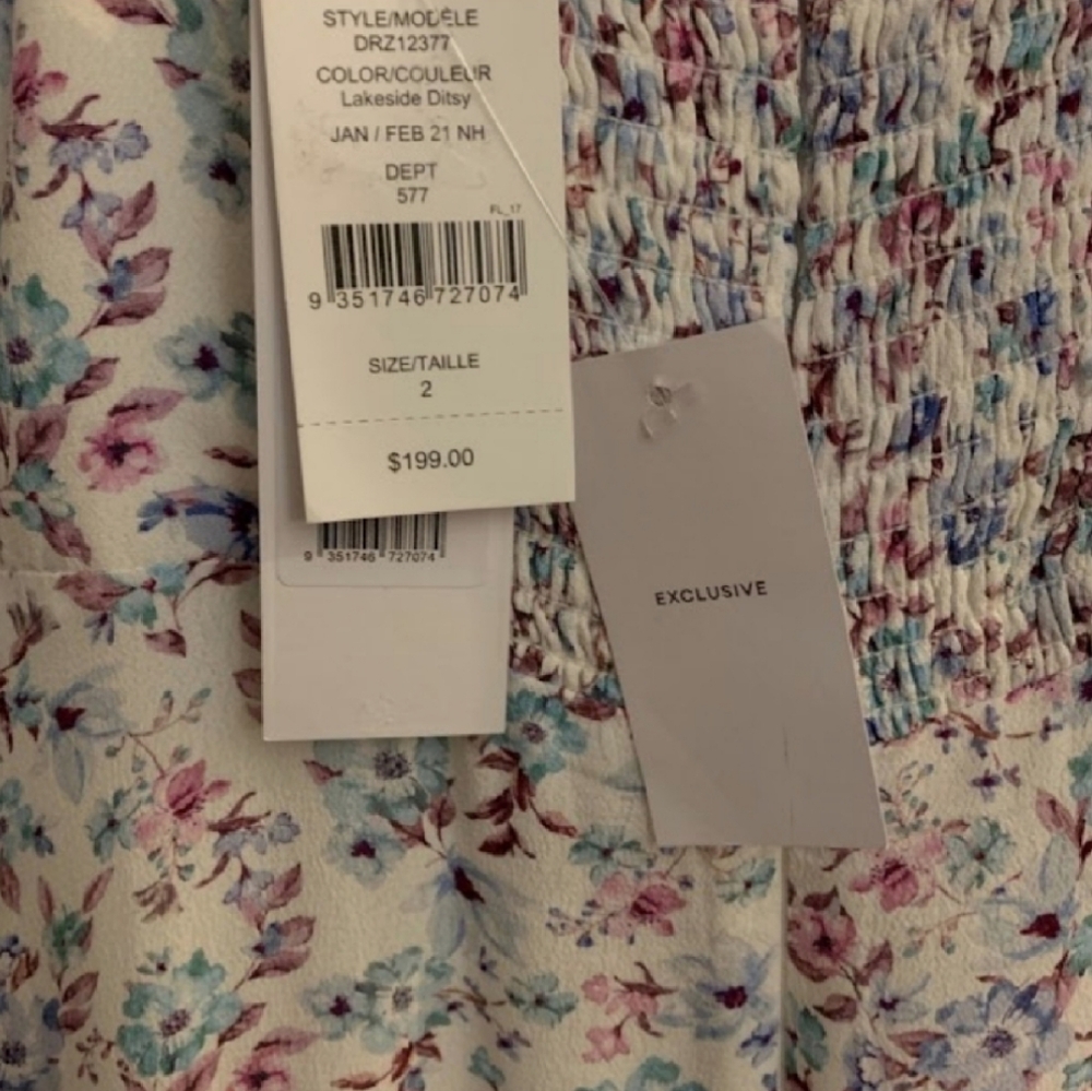 EverNew Ditsy Floral Midi Dress - Picture 2 of 2